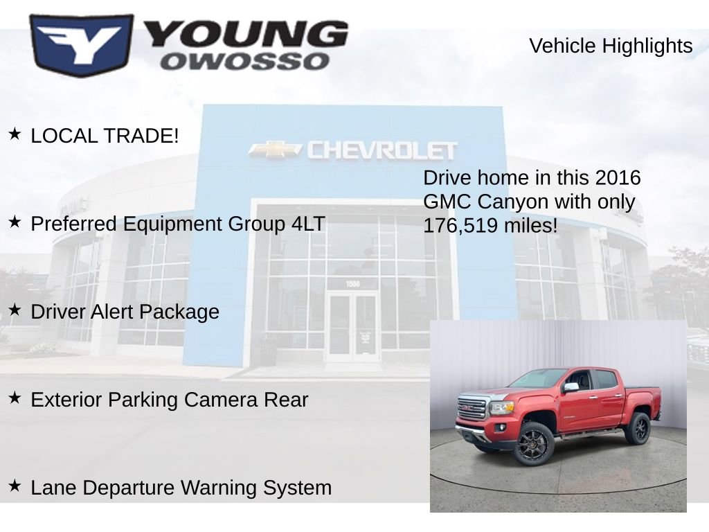 Used 2016 GMC Canyon SLT w/ Driver Alert Package image 8