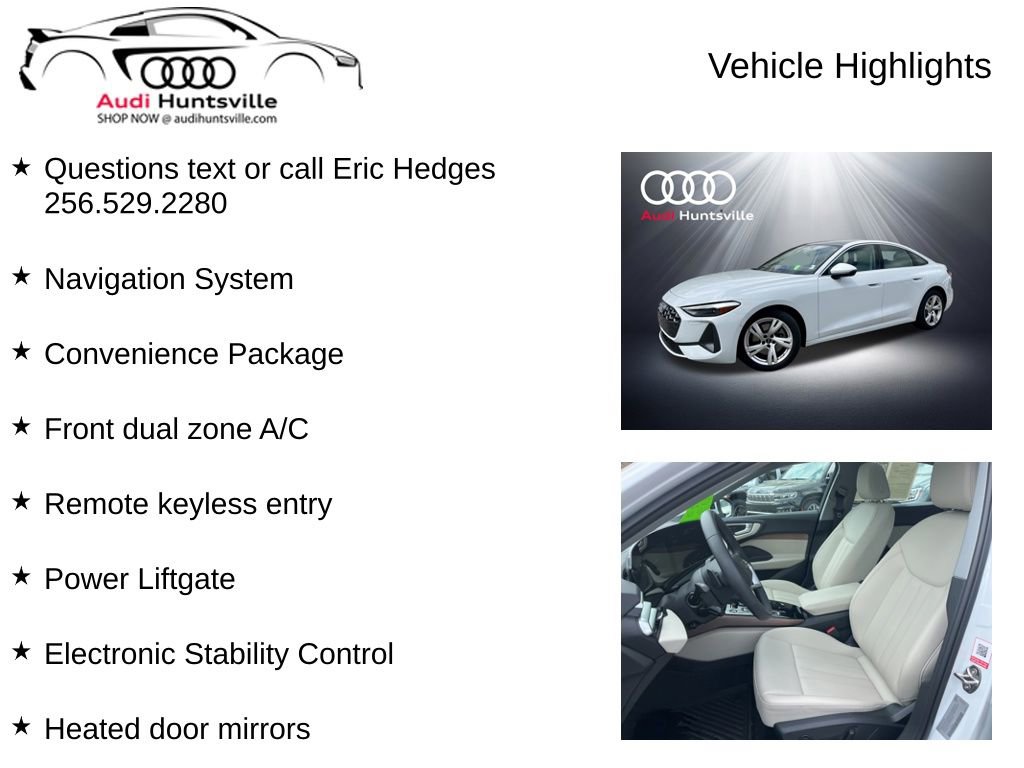 Used 2025 Audi A5 2.0T Premium w/ Convenience Package image 6