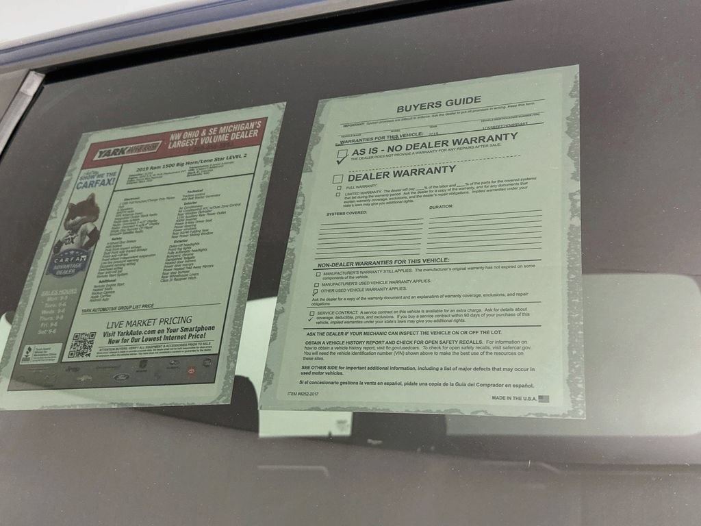 Certified 2019 RAM 1500 Big Horn AWD/4WD image 14