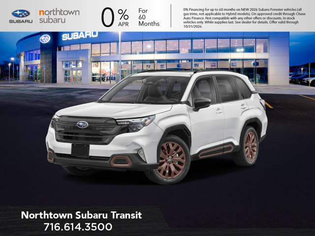 New 2026 Subaru Forester Sport