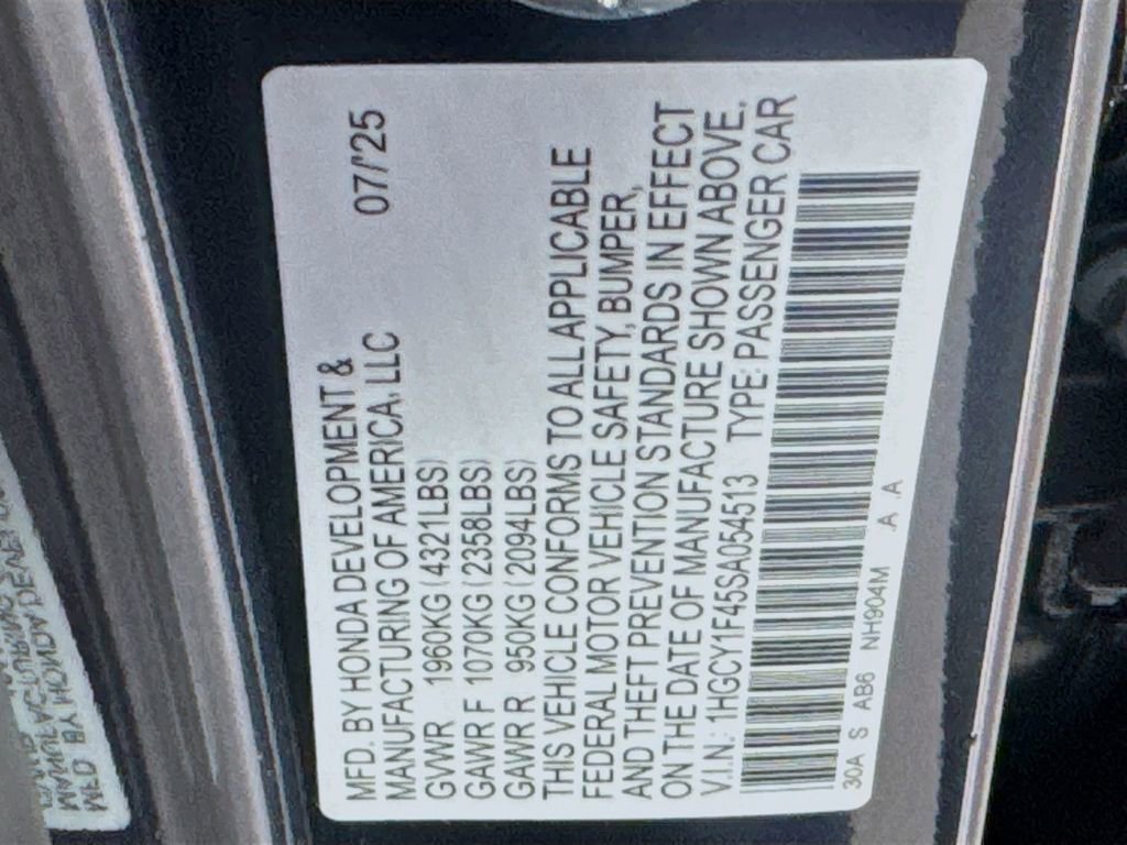 Certified 2025 Honda Accord SE image 41