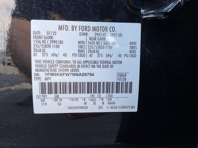Used 2022 Ford Explorer Limited w/ Hybrid Equipment Group 310A AWD/4WD image 48