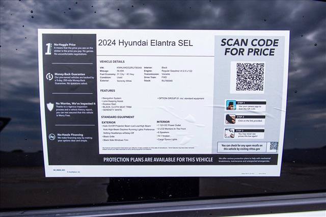 Used 2024 Hyundai Elantra SEL FWD image 28