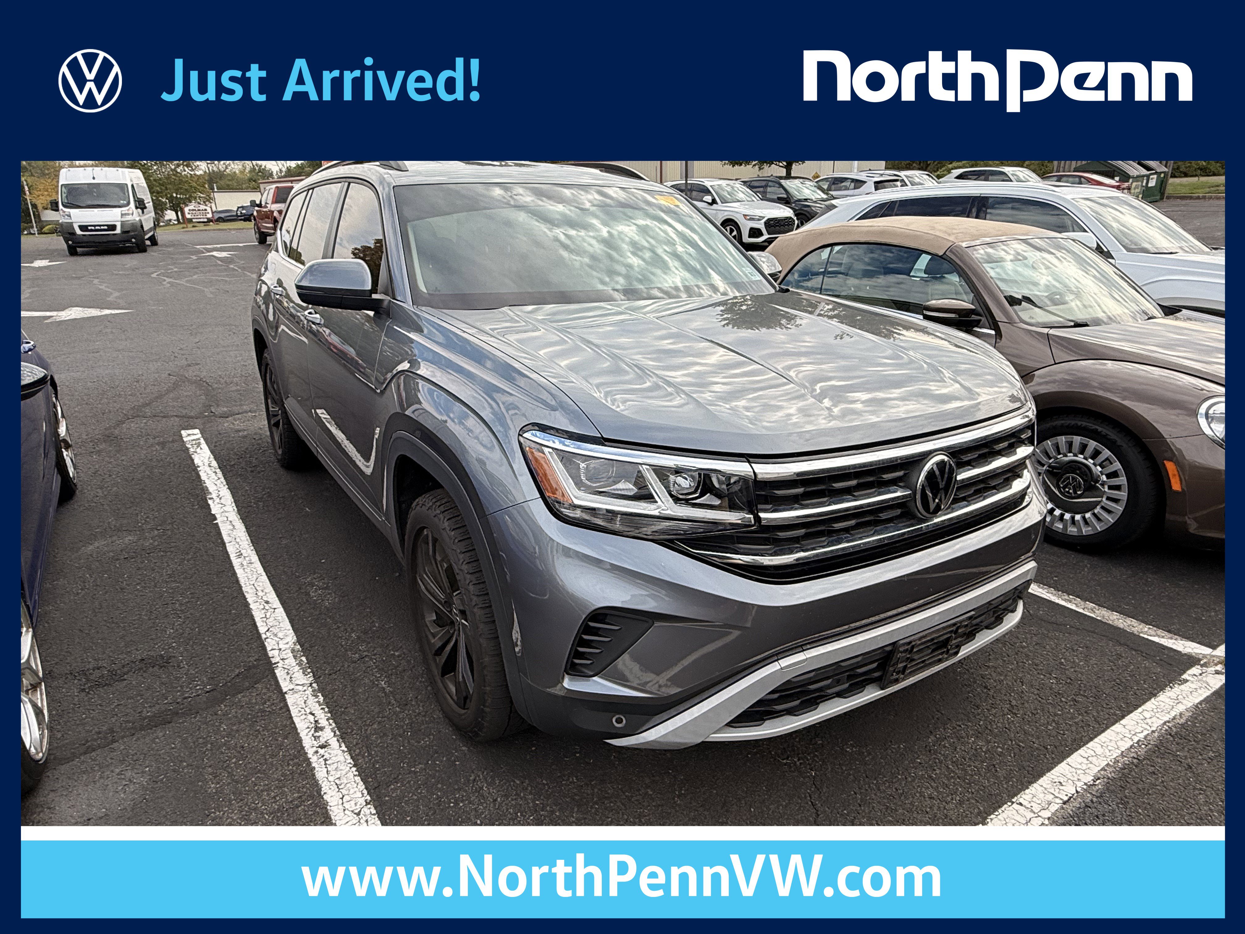 Used 2022 Volkswagen Atlas SE w/ Black Wheel Package video 1