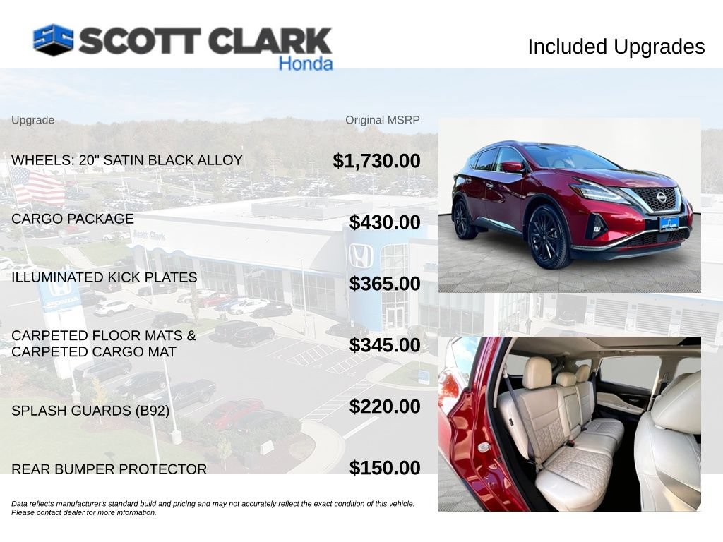 Used 2023 Nissan Murano Platinum w/ Cargo Package AWD/4WD image 8