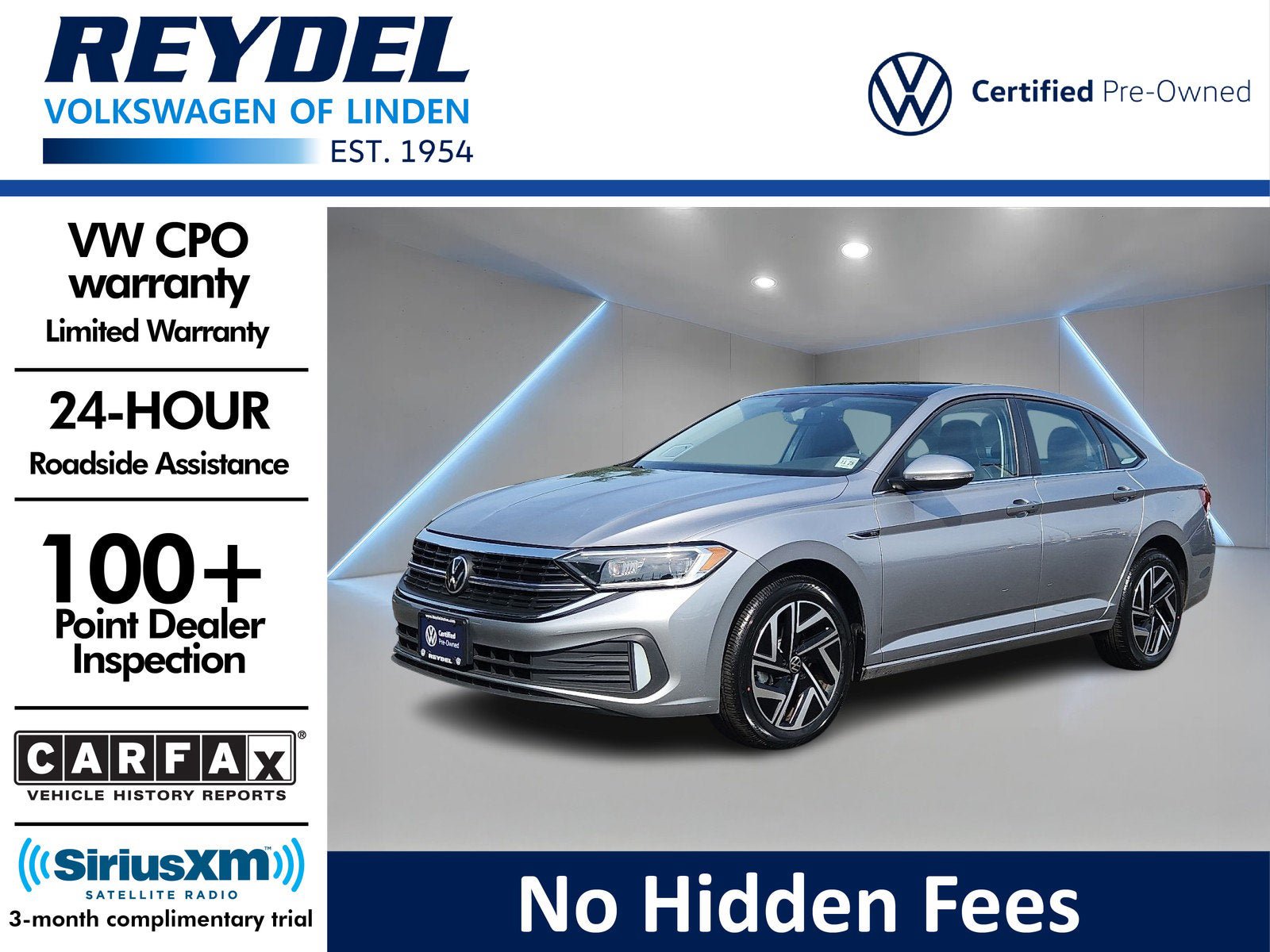 Certified 2024 Volkswagen Jetta SEL FWD image 1