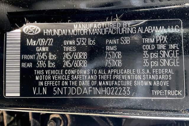 Certified 2022 Hyundai Santa Cruz SEL Premium image 32