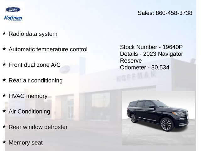 Certified 2023 Lincoln Navigator Reserve AWD/4WD image 15