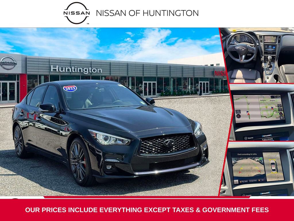 Used 2023 INFINITI Q50 Red Sport 400 w/ Black Opal Edition