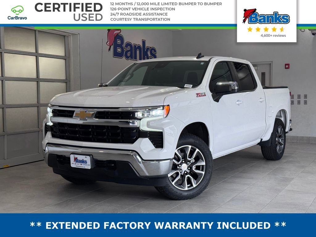 Certified 2022 Chevrolet Silverado 1500 LT w/ Z71 Off-Road Package AWD/4WD image 1