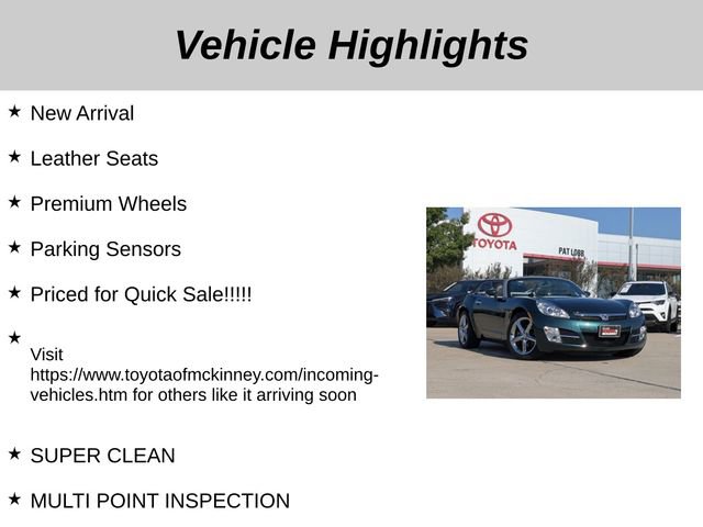 Used 2007 Saturn Sky w/ Premium Trim Pkg image 5