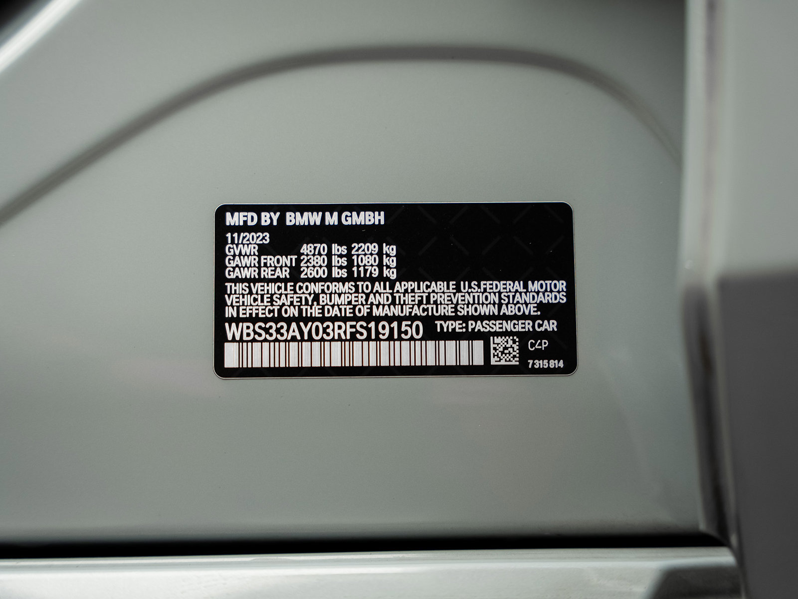 Used 2024 BMW M3 Competition w/ M Carbon Exterior Package RWD image 60