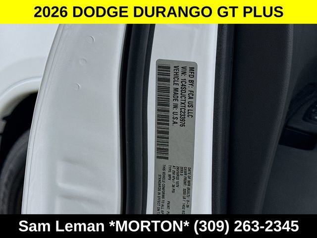 New 2026 Dodge Durango GT AWD/4WD image 34