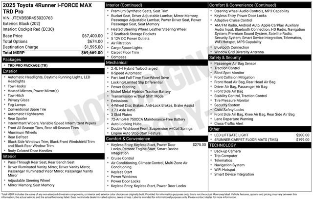 Certified 2025 Toyota 4Runner TRD Pro AWD/4WD image 7