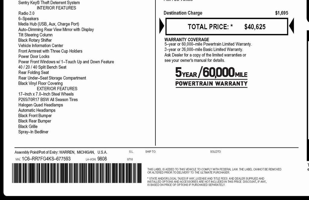 Used 2019 RAM 1500 Express image 3