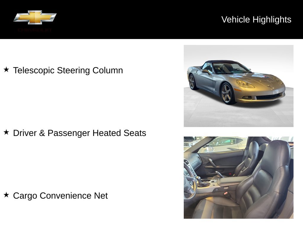 Used 2005 Chevrolet Corvette Convertible w/ Preferred Equipment Group RWD image 20