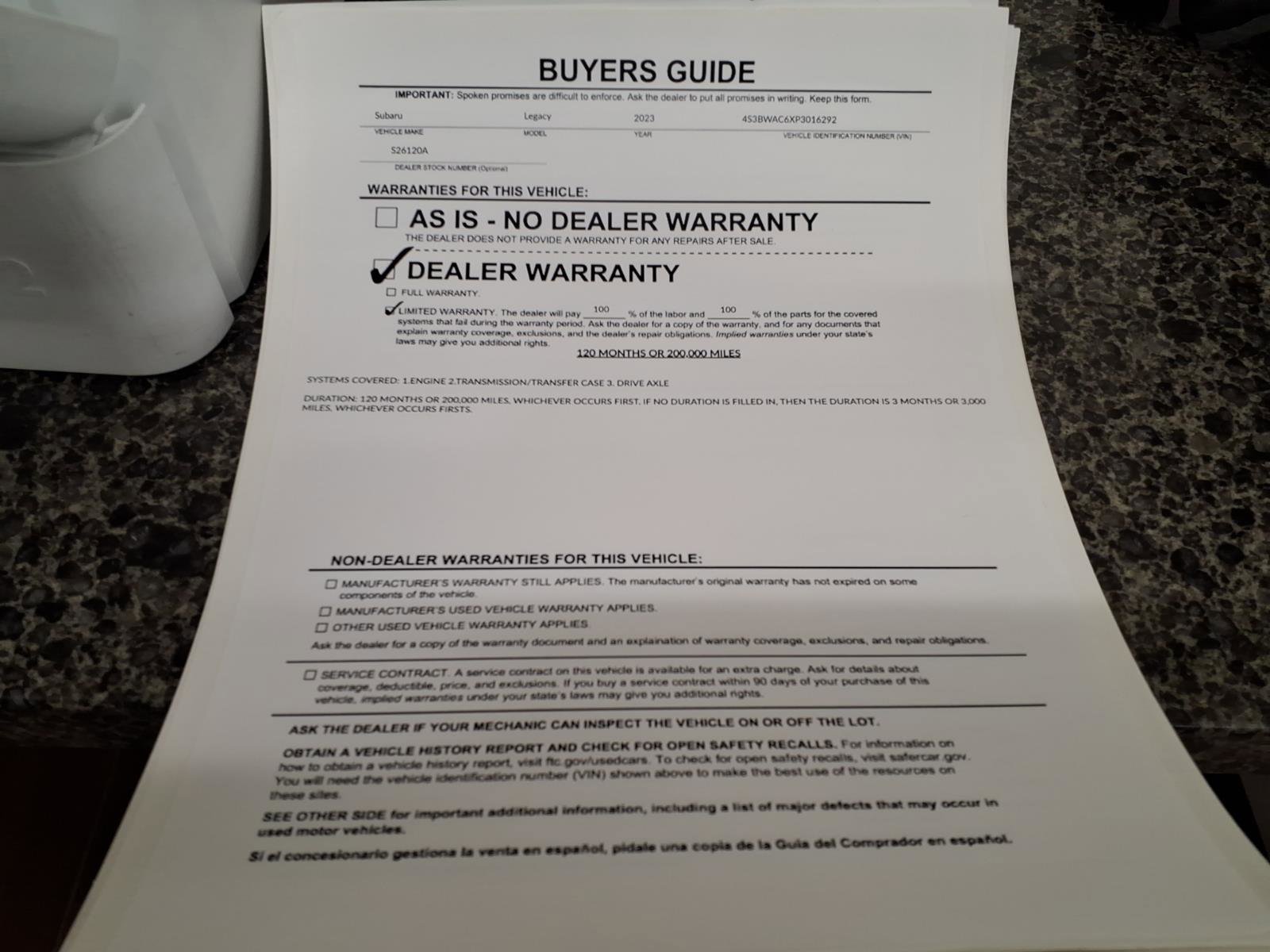 Used 2023 Subaru Legacy Premium image 31