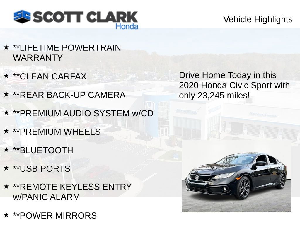 Used 2020 Honda Civic Sport image 11