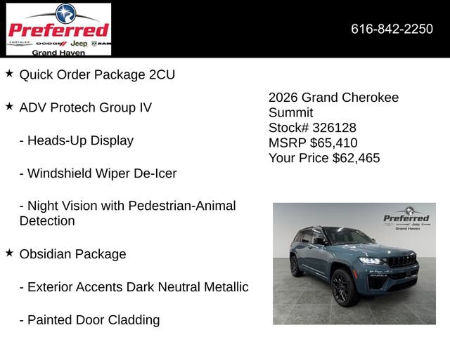 New 2026 Jeep Grand Cherokee Summit image 6