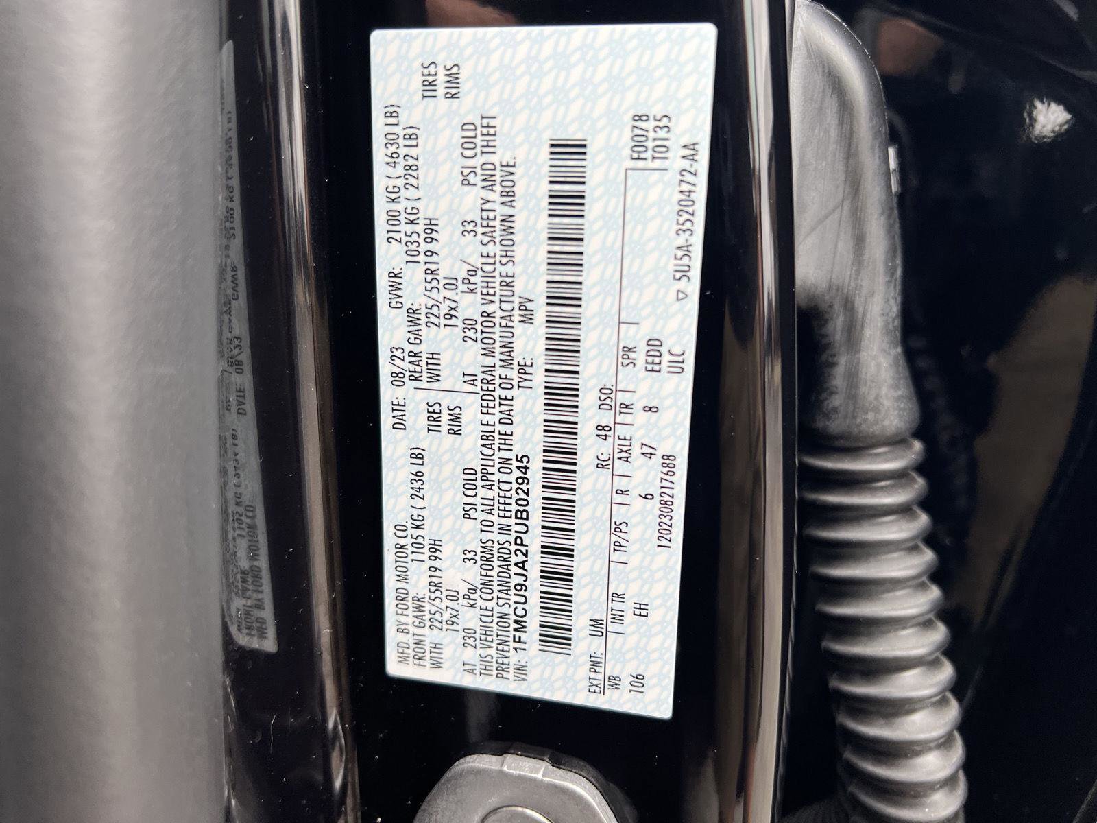 Used 2023 Ford Escape Platinum image 51