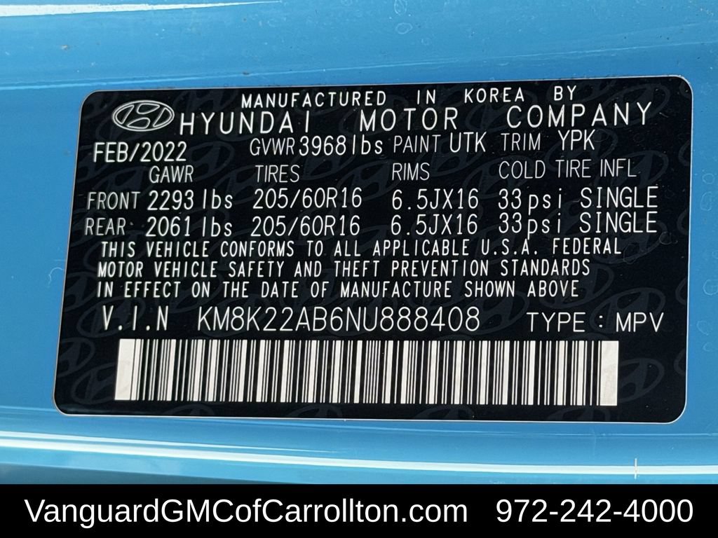 Used 2022 Hyundai Kona SE FWD image 31
