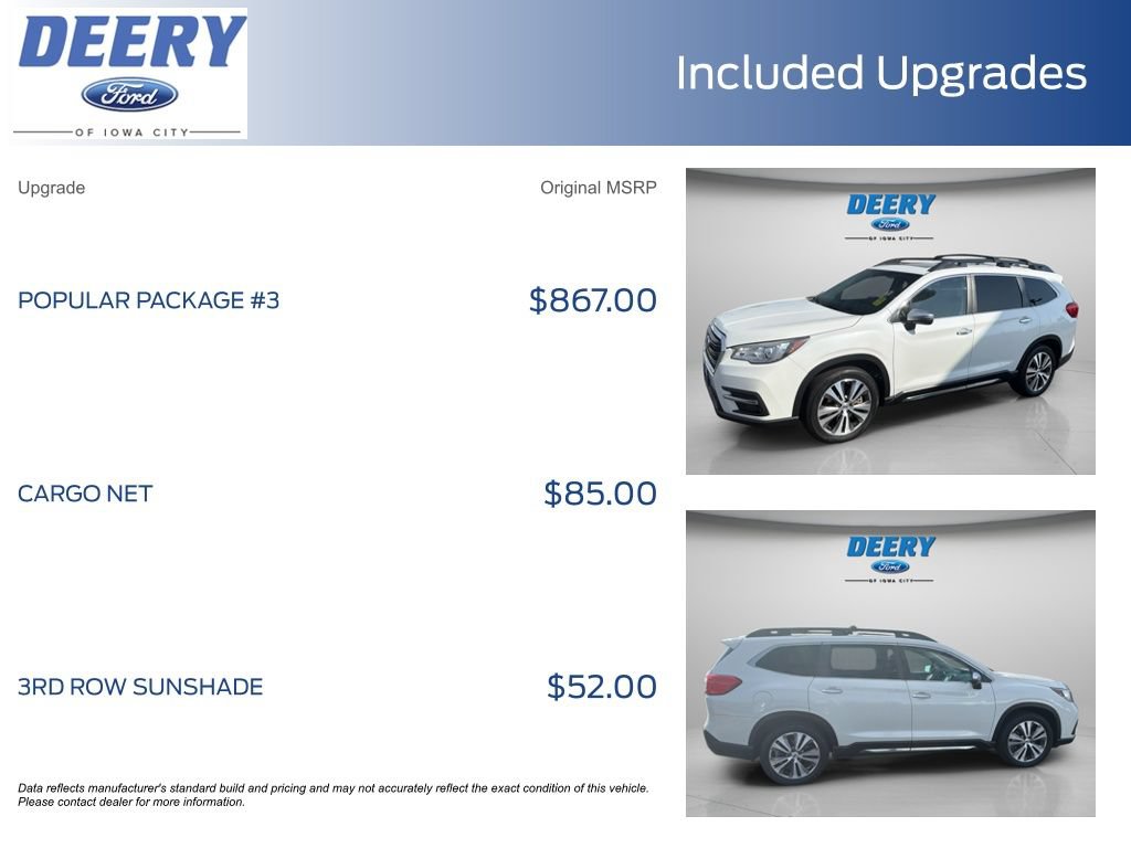 Used 2019 Subaru Ascent Touring w/ Popular Package #3 AWD/4WD image 11