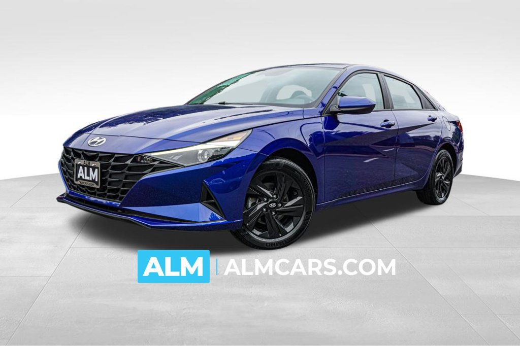 Used 2023 Hyundai Elantra Blue w/ Preferred Accessory Package FWD image 1