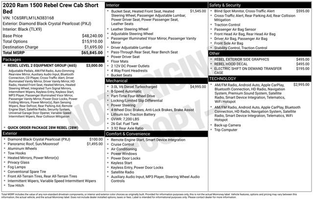 Used 2020 RAM 1500 Rebel w/ Rebel Level 2 Equipment Group image 10