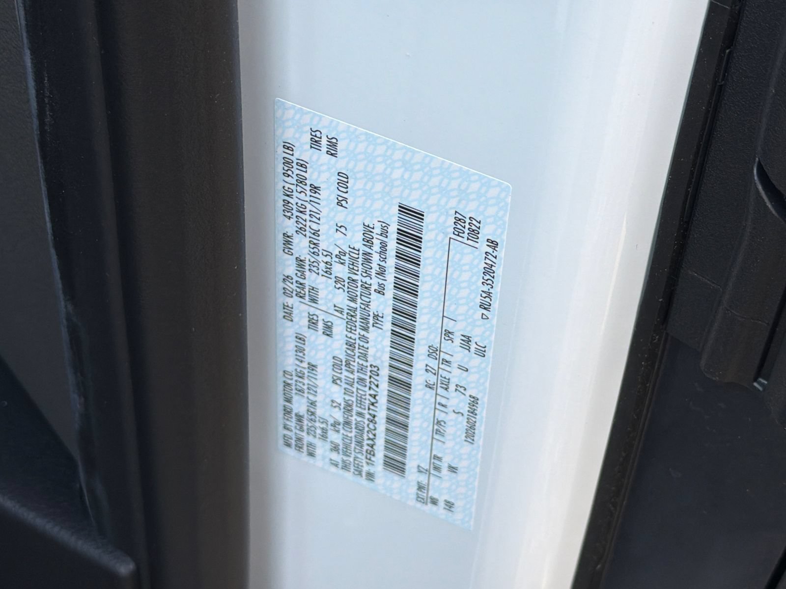 New 2026 Ford Transit 350 XL RWD image 38