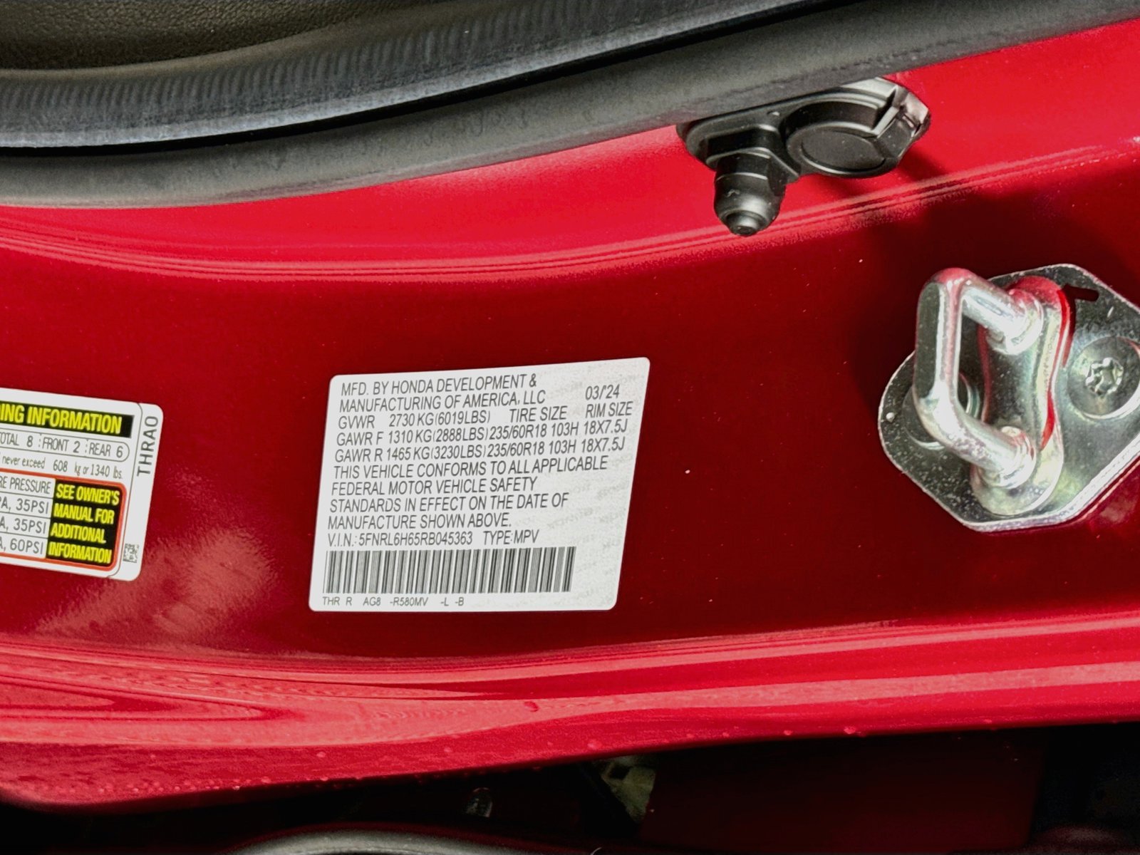 Used 2024 Honda Odyssey EX-L image 30