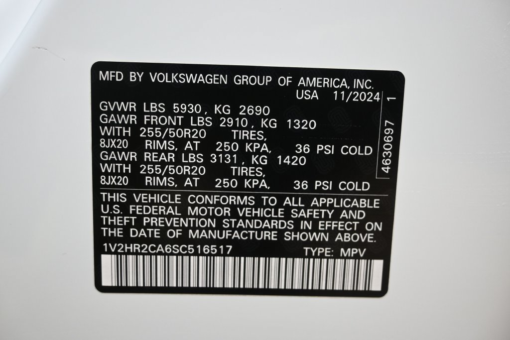 Used 2025 Volkswagen Atlas SE w/ Black Wheel Package AWD/4WD image 28
