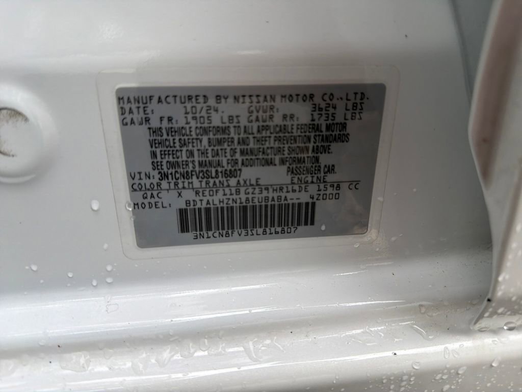 Certified 2025 Nissan Versa SR w/ Trunk Package FWD image 32