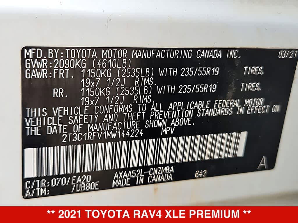 Used 2021 Toyota RAV4 XLE Premium FWD image 37