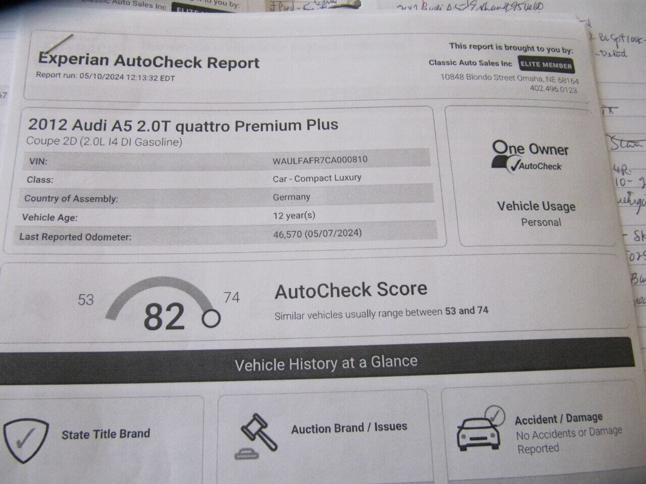 Used 2012 Audi A5 2.0T Premium Plus image 17