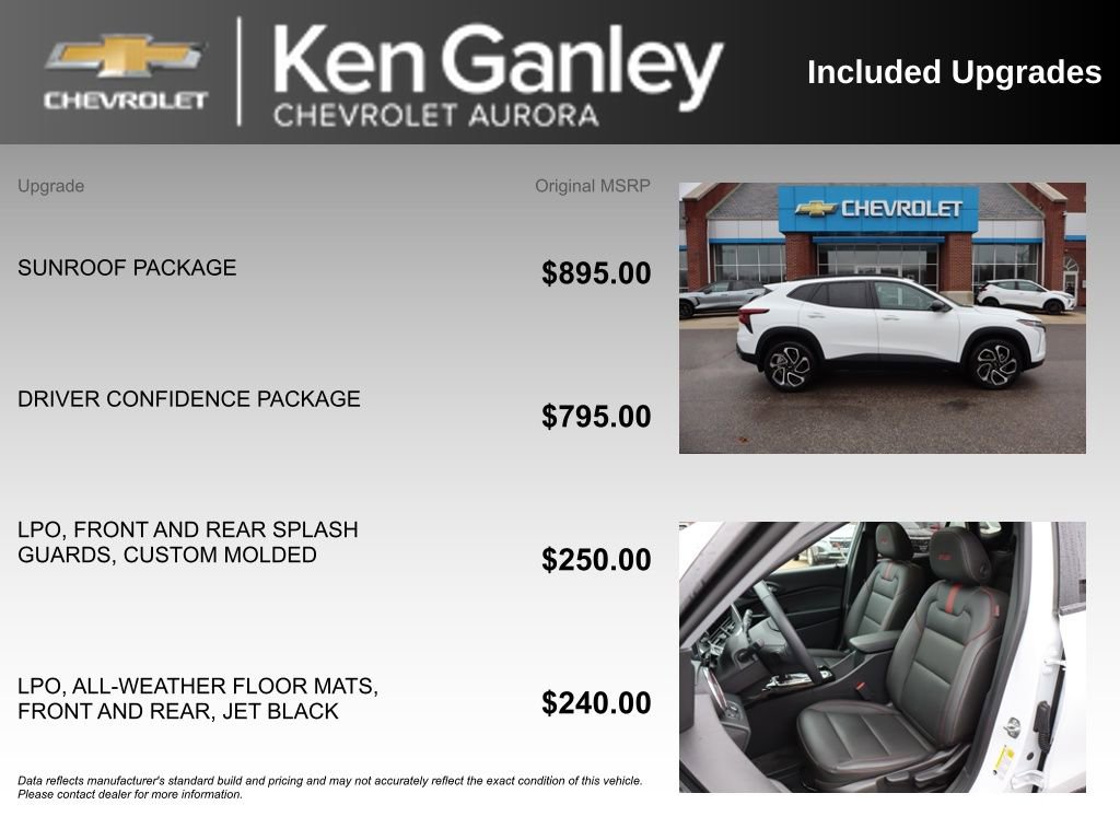 Used 2025 Chevrolet Trax RS w/ Sunroof Package image 6