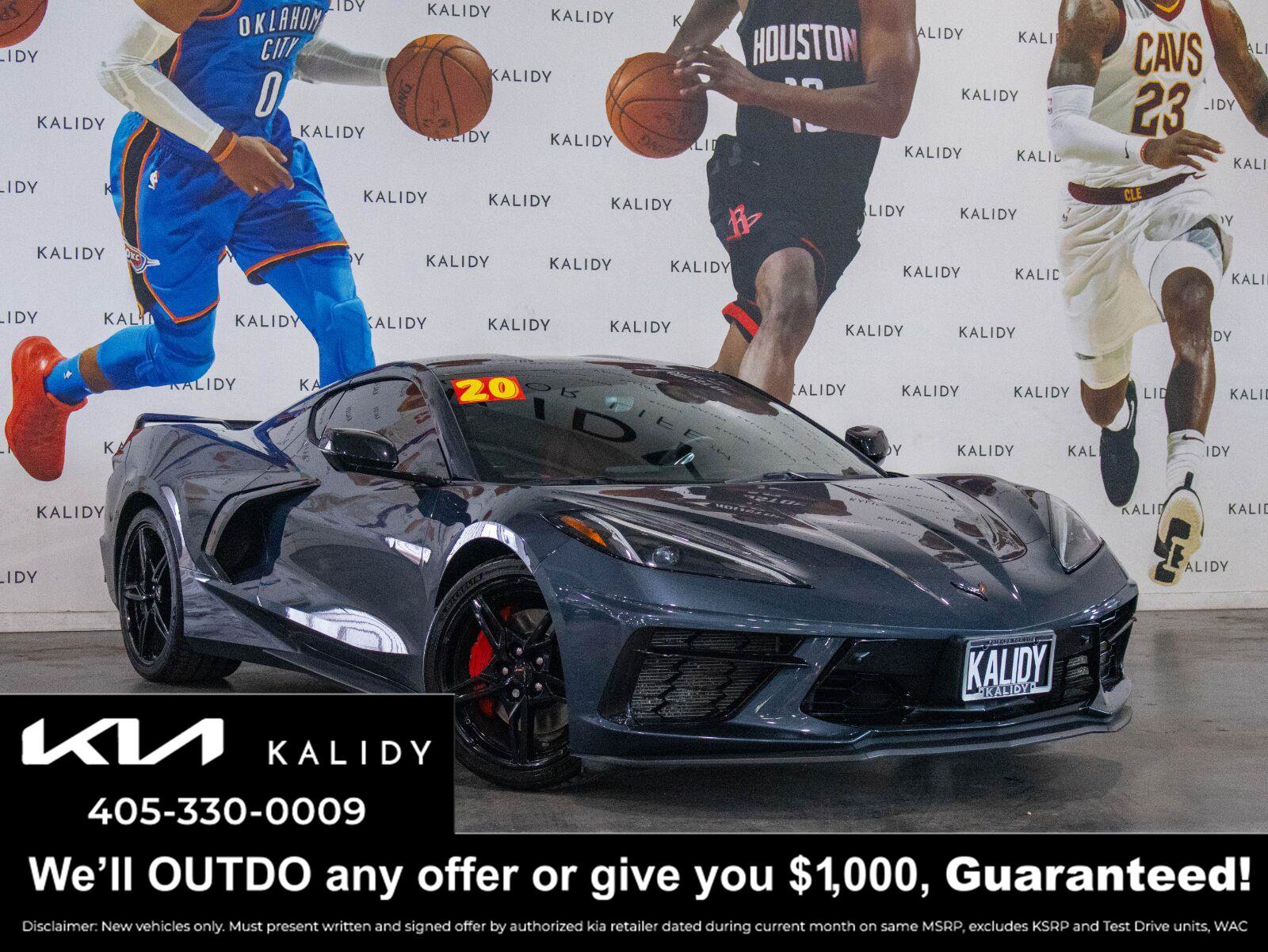 Used 2020 Chevrolet Corvette Stingray Preferred Cpe w/ 2LT Preferred Equipment Group RWD image 1