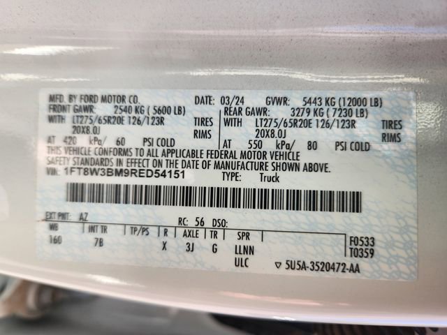 Certified 2024 Ford F350 Platinum AWD/4WD image 28
