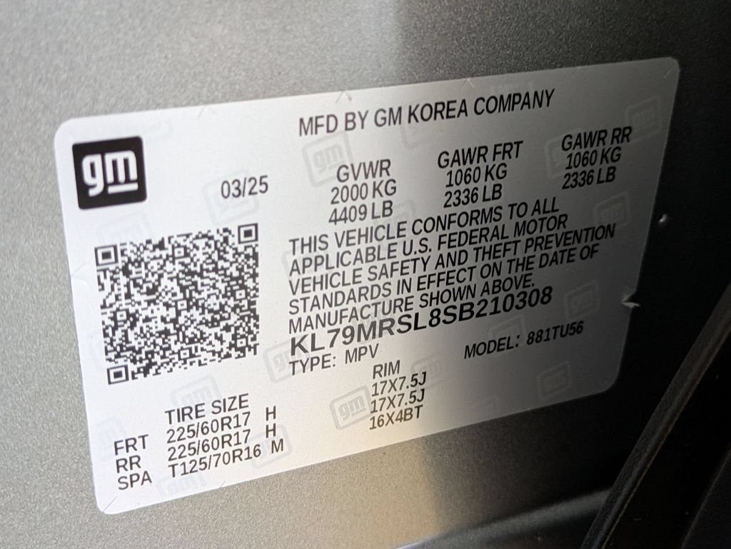 Used 2025 Chevrolet TrailBlazer LT AWD/4WD image 31