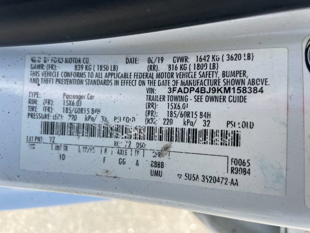 Used 2019 Ford Fiesta SE FWD image 40