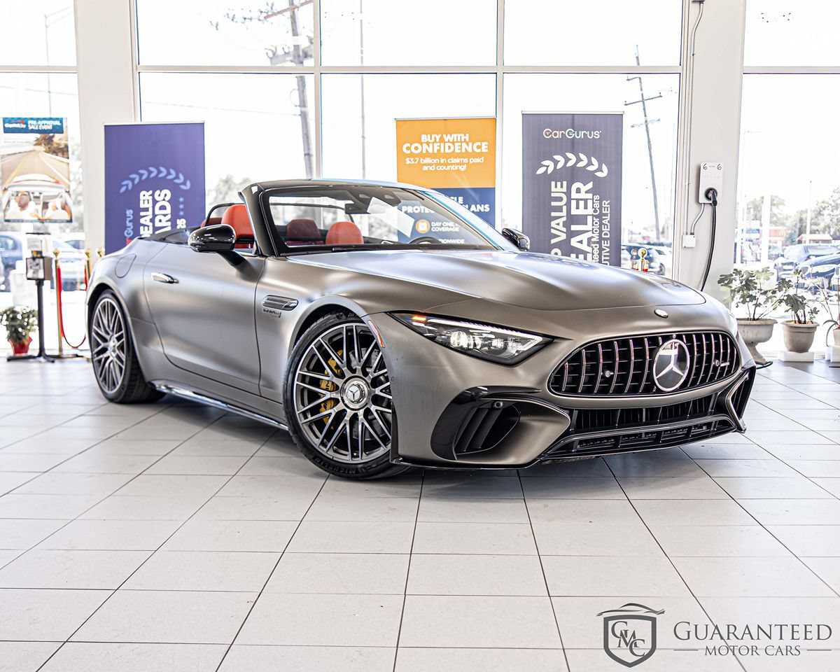 Used 2022 Mercedes-Benz SL 63 AMG 4MATIC w/ AMG Aerodynamic Package image 3