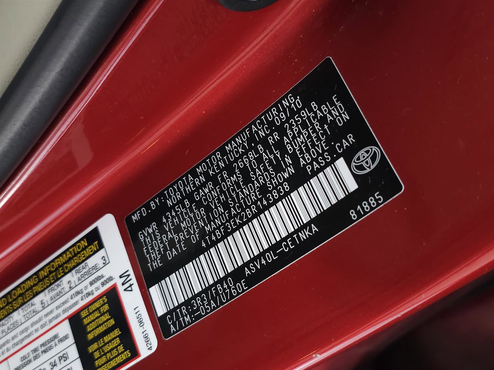 Used 2011 Toyota Camry LE image 22