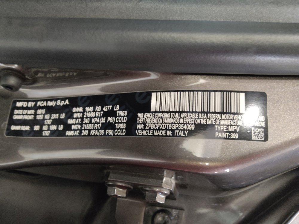 Used 2016 FIAT 500X Lounge FWD image 33