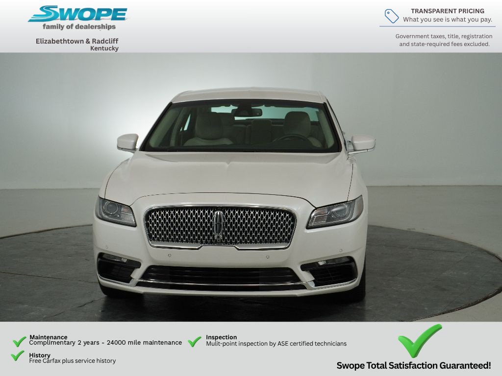 Used 2017 Lincoln Continental Select w/ Technology Package FWD image 8