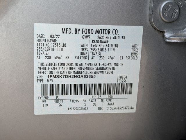 Used 2022 Ford Explorer XLT w/ Equipment Group 202A RWD image 31