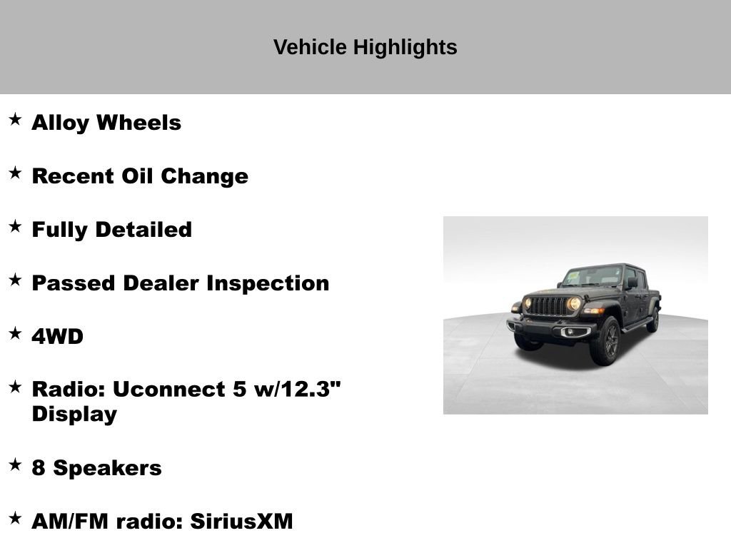 Used 2025 Jeep Gladiator Sport image 9