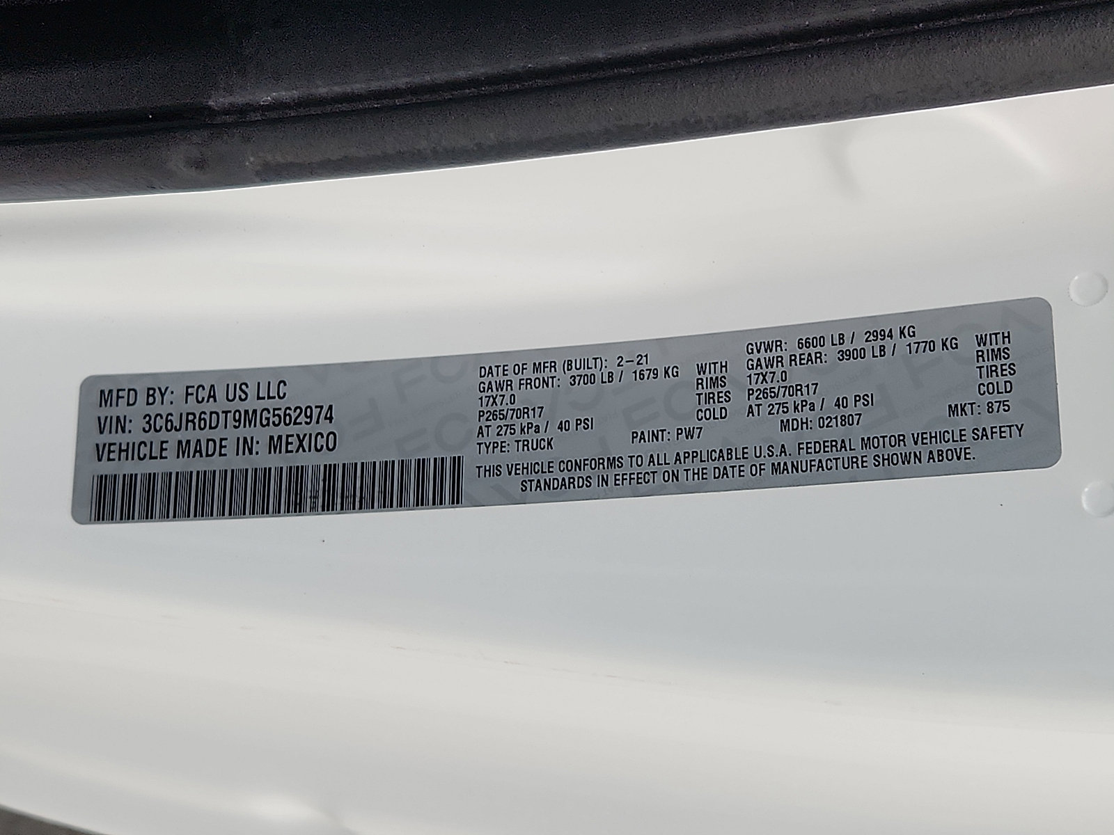 Certified 2021 RAM 1500 Tradesman w/ Popular Equipment Group image 27