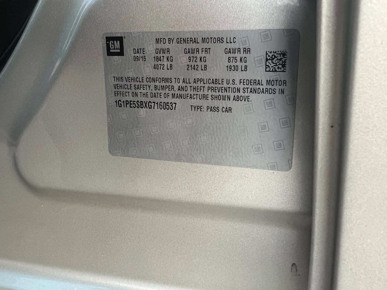 Used 2016 Chevrolet Cruze LT image 26