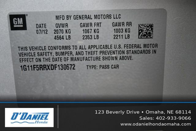 Used 2013 Chevrolet Malibu Eco w/ Navigation Package FWD image 44