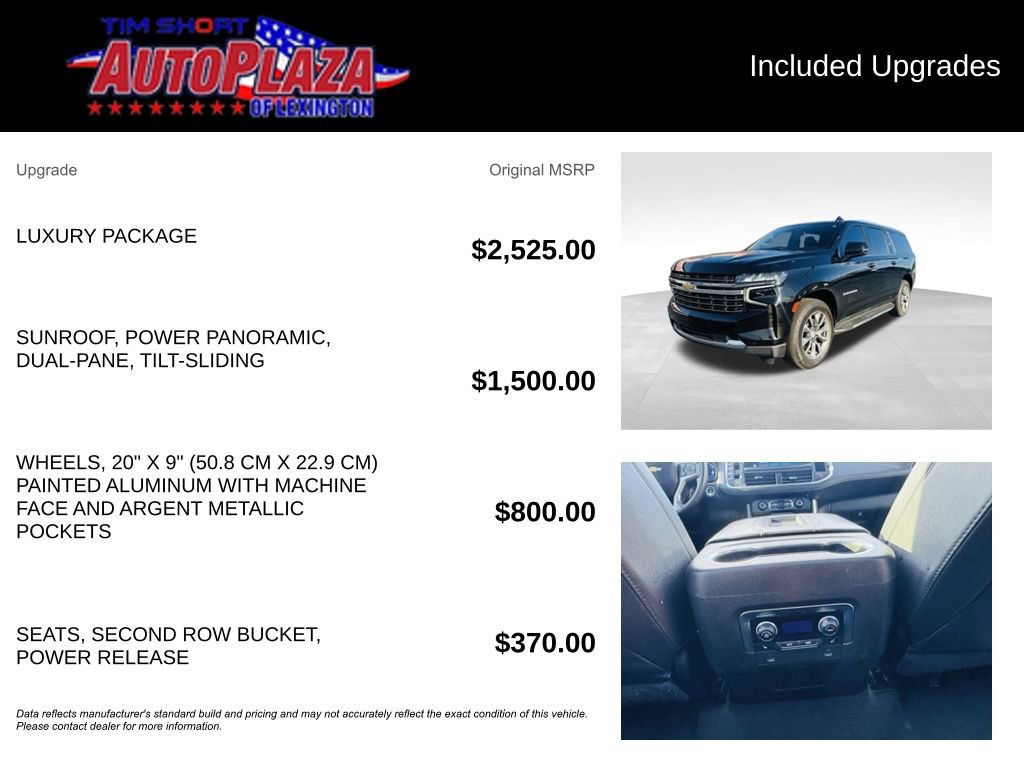 Used 2022 Chevrolet Suburban LT w/ Luxury Package image 25