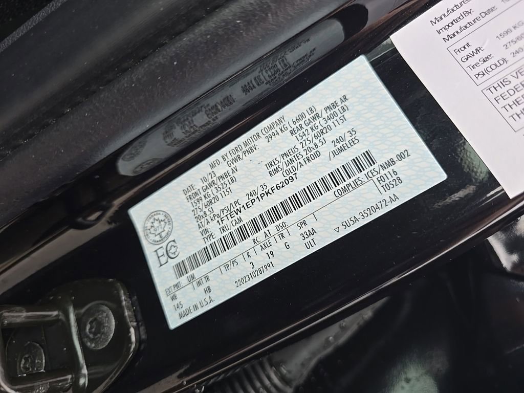Used 2023 Ford F150 Lariat w/ Equipment Group 502A High AWD/4WD image 17